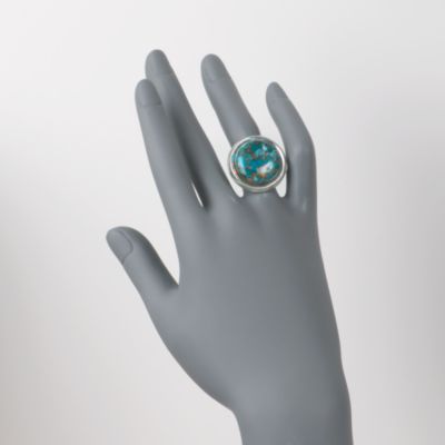Mojave Turquoise Ring in Sterling Silver &mdash; Alt Image 2