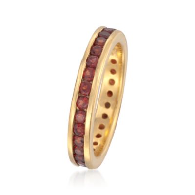 1.50 ct. t.w. Garnet Ring in 14kt Gold Over Sterling &mdash; Alt Image 3