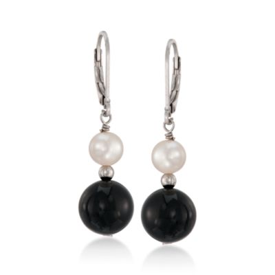 Set of Five Multi-Gemstone and Pearl Earrings &mdash; Alt Image 3