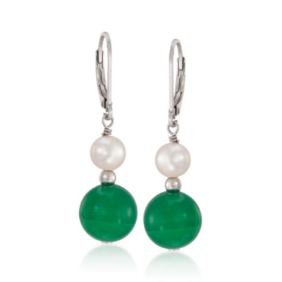 Set of Five Multi-Gemstone and Pearl Earrings &mdash; Alt Image 6