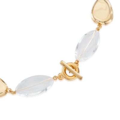 Rock Crystal Bead Necklace in 18kt Over Sterling &mdash; Alt Image 3
