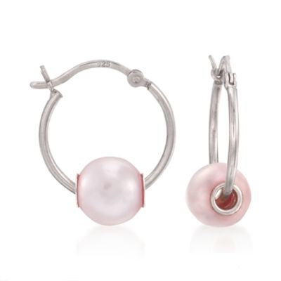 8-8.5mm Multicolored Pearl Earring Set in Sterling Silver &mdash; Alt Image 5
