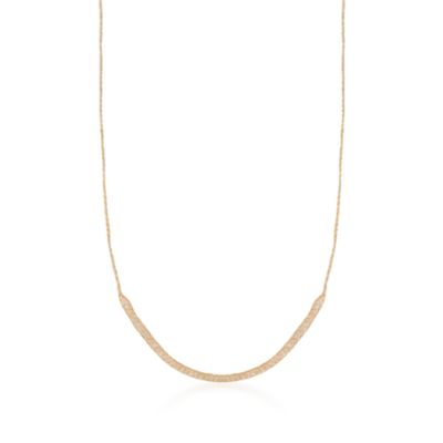 Italian 7.70 ct. t.w. CZ Mesh Necklace With 14kt Yellow Gold &mdash; Alt Image 1