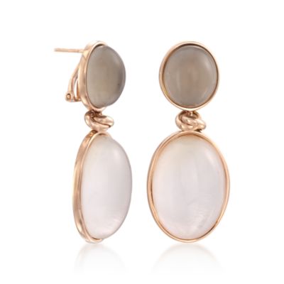 Italian Doublet Earrings in 24kt Rose Gold Over Sterling  &mdash; Alt Image 3