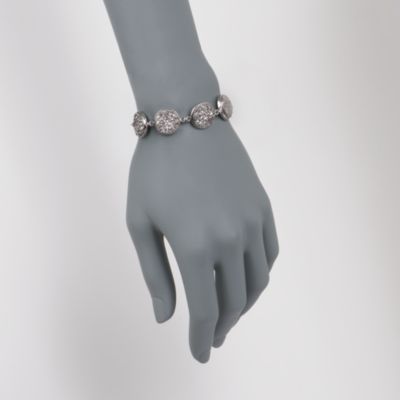 Silver Drusy Bracelet in Sterling Silver &mdash; Alt Image 2
