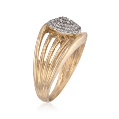 .20 ct. t.w. Diamond Stacked-Look Ring in 14kt Yellow Gold &mdash; Alt Image 3