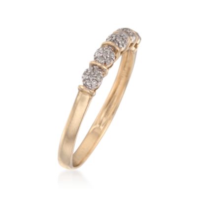 .10 ct. t.w. Diamond Band in 14kt Yellow Gold &mdash; Alt Image 3