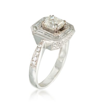C. 2000 Vintage 2.76 ct. t.w. Diamond Ring in 18kt White Gold. Size 7 &mdash; Alt Image 3