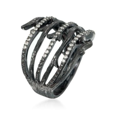 .20 ct. t.w. Diamond Branch Ring in 14kt White Gold &mdash; Alt Image 3