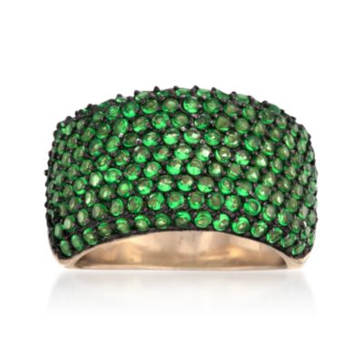 4.75 ct. t.w. Green CZ Ring in 14kt Over Sterling &mdash; Alt Image 1