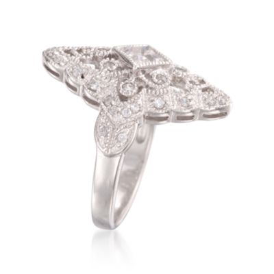 1.00 ct. t.w. CZ Ring in Sterling Silver &mdash; Alt Image 3
