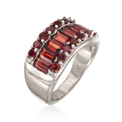 3.70 ct. t.w. Garnet Ring in Sterling Silver &mdash; Alt Image 3