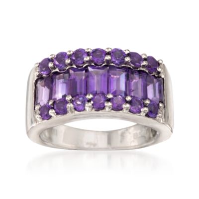 3.70 ct. t.w. Purple Amethyst Ring in Sterling Silver &mdash; Alt Image 1