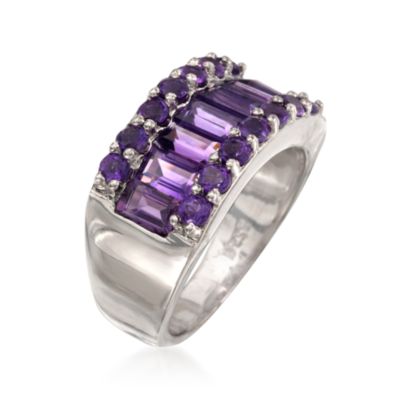 3.70 ct. t.w. Purple Amethyst Ring in Sterling Silver &mdash; Alt Image 3