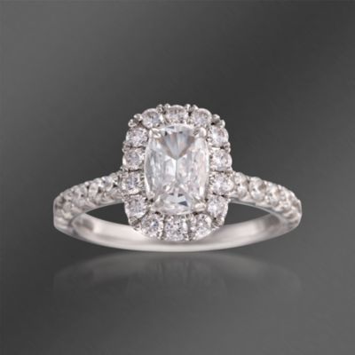 Henri Daussi 1.54 ct. t.w. Diamond Engagement Ring in 14kt White Gold &mdash; Alt Image 1