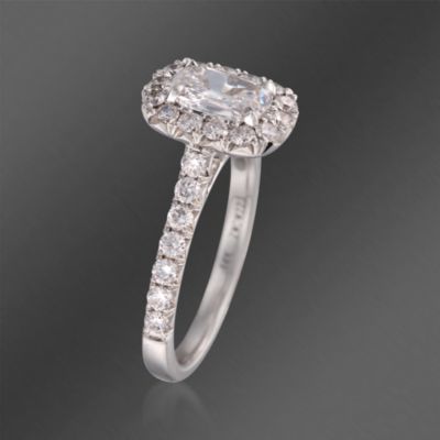 Henri Daussi 1.54 ct. t.w. Diamond Engagement Ring in 14kt White Gold &mdash; Alt Image 3