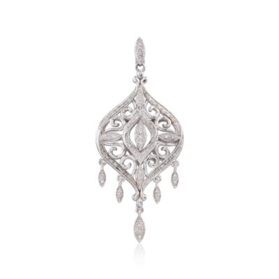 .25 ct. t.w. Diamond Chandelier Pendant in Sterling Silver &mdash; Alt Image 1
