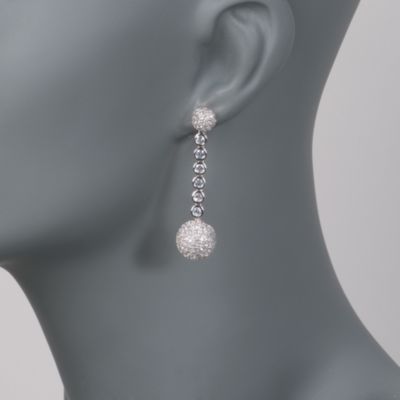 7.50 ct. t.w. Zircon Dangle Earrings in Sterling Silver &mdash; Alt Image 2