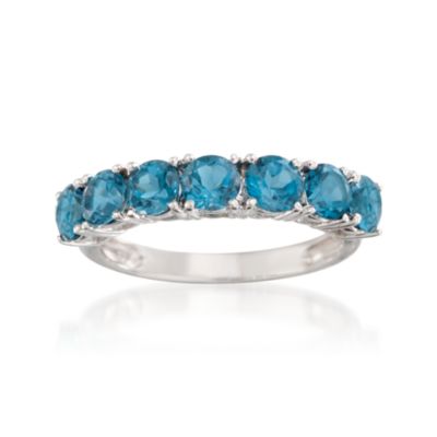 2.00 ct. t.w. London Blue Topaz Ring in 14kt White Gold &mdash; Alt Image 1