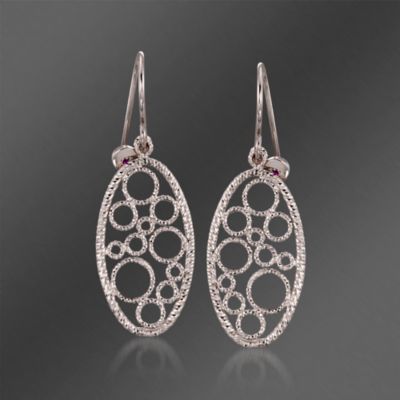 Roberto Coin "Bollicine" 18kt White Gold Drop Earrings &mdash; Alt Image 1