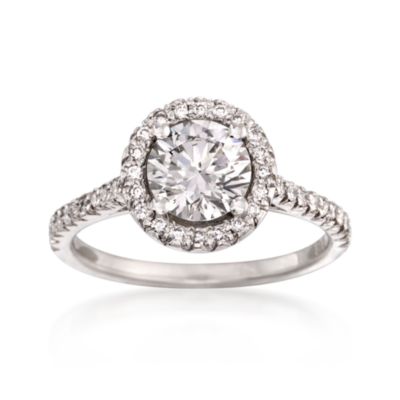 1.36 ct. t.w. Certified Diamond Engagement Ring in Platinum &mdash; Alt Image 1
