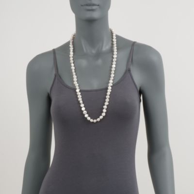 10mm Cultured Pearl Endless Necklace. 32" &mdash; Alt Image 2