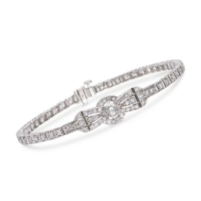 2.22 ct. t.w. Diamond Bracelet in Platinum. 7" &mdash; Alt Image 1