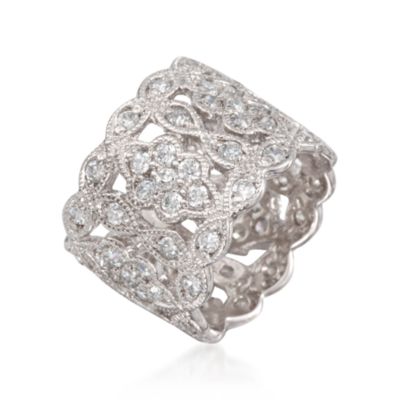 2.30 ct. t.w. CZ Ring in Sterling Silver &mdash; Alt Image 3