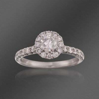 Henri Daussi 1.42 ct. t.w. Certified Diamond Engagement Ring in 18kt White Gold &mdash; Alt Image 1