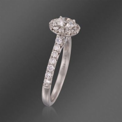 Henri Daussi 1.42 ct. t.w. Certified Diamond Engagement Ring in 18kt White Gold &mdash; Alt Image 3