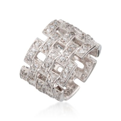 2.40 ct. t.w. CZ Ring in Sterling Silver &mdash; Alt Image 3