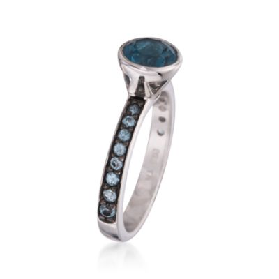 1.60 ct. t.w. Blue Topaz Ring in Sterling Silver &mdash; Alt Image 3