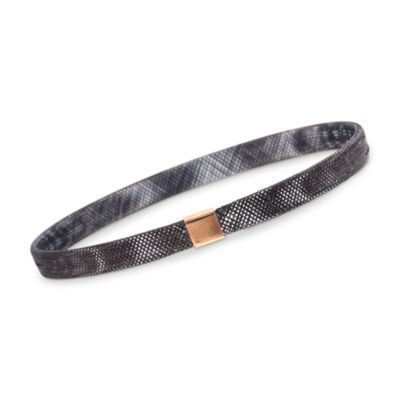Italian Mesh Stackable Bangle Bracelet in 14kt Yellow Gold &mdash; Alt Image 1