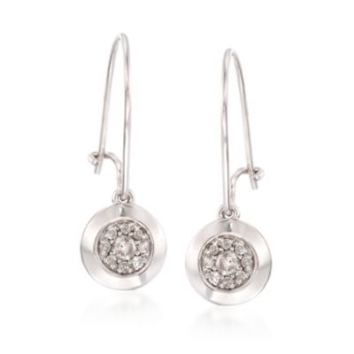 .25 ct. t.w. Diamond Drop Earrings in Sterling Silver &mdash; Alt Image 1