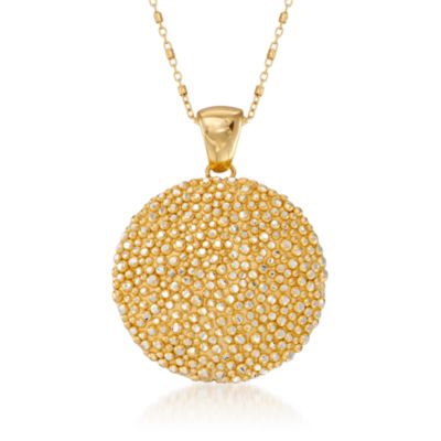 Fifth Season by Roberto Coin "Stingray" 18kt Gold Over Sterling Necklace. 18" &mdash; Alt Image 1