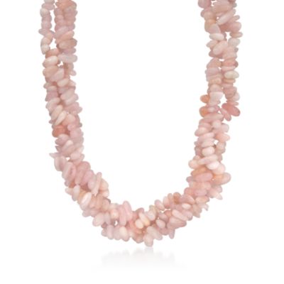 Morganite Torsade Necklace in 14kt Yellow Gold &mdash; Alt Image 1