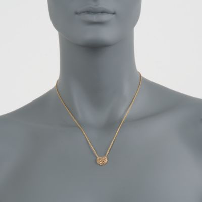 .43 ct. t.w. Diamond Heart Pendant Necklace in 18kt Yellow Gold &mdash; Alt Image 2