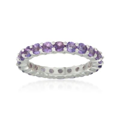 2.00 ct. t.w. Purple Amethyst Eternity Band Ring in Sterling Silver &mdash; Alt Image 1