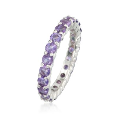 2.00 ct. t.w. Purple Amethyst Eternity Band Ring in Sterling Silver &mdash; Alt Image 3