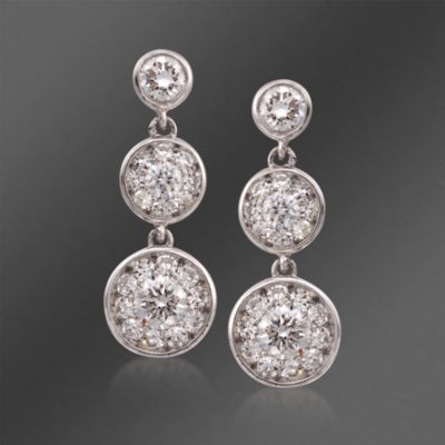 Roberto Coin 1.12 ct. t.w. Diamond Earrings in 18kt White Gold &mdash; Alt Image 1