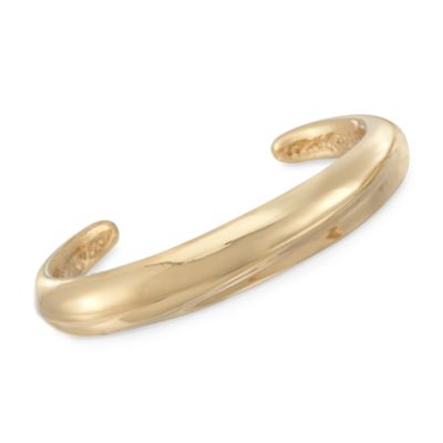Italian 14kt Yellow Gold Cuff Bracelet &mdash; Alt Image 1