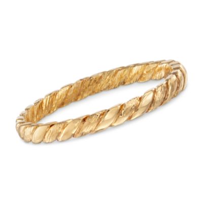 14kt Yellow Gold Twisted Bangle Bracelet &mdash; Alt Image 1