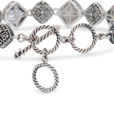 17.90 ct. t.w. Multi-Gemstone Bracelet in Sterling Silver. 8" &mdash; Alt Image 3