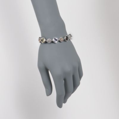 17.90 ct. t.w. Multi-Gemstone Bracelet in Sterling Silver. 8" &mdash; Alt Image 2