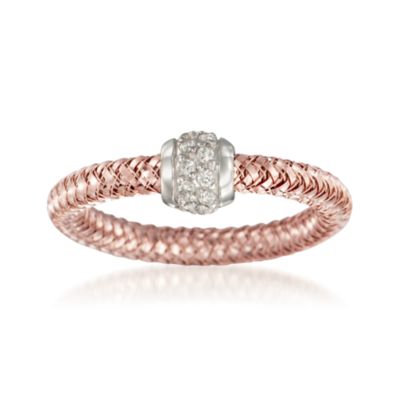 Roberto Coin Diamond "Primavera" Ring in 18kt Two-Tone Gold. Size 6.5 &mdash; Alt Image 1