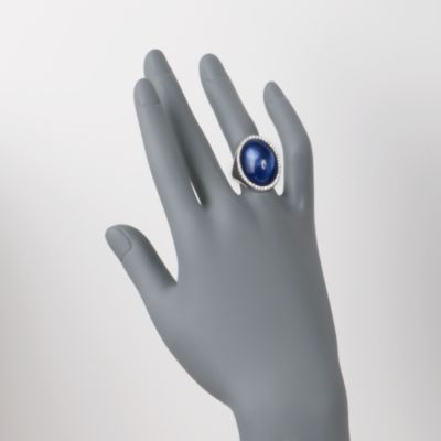 Roberto Coin Triplet Ring With Diamonds in 18kt White Gold. Size 6.5 &mdash; Alt Image 2