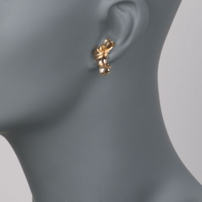 C. 1988 Tiffany Jewelry 18kt Yellow Gold Earrings &mdash; Alt Image 2