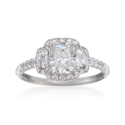 1.83 ct. t.w. Certified Diamond Engagement Ring in Platinum &mdash; Alt Image 1