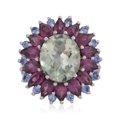 8.20 ct. t.w. Multi-Gemstone Ring in Sterling Silver &mdash; Alt Image 1