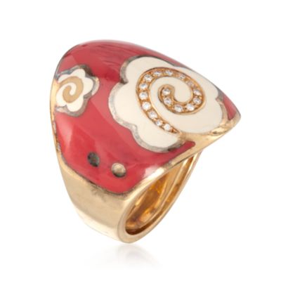 C. 1970 Vintage .15 ct. t.w. Diamond Ring in 18kt Yellow Gold. Size 7 &mdash; Alt Image 3